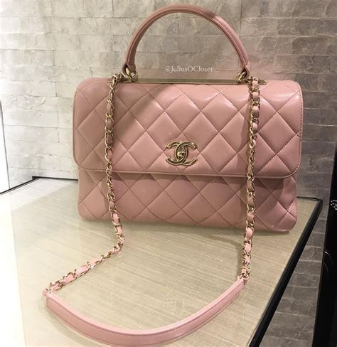 light pink chanel flap bag|Chanel perforated flap bag.